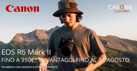 PROMO CANON R6II BUNDLE FINO AL 31 AGOSTO 2025