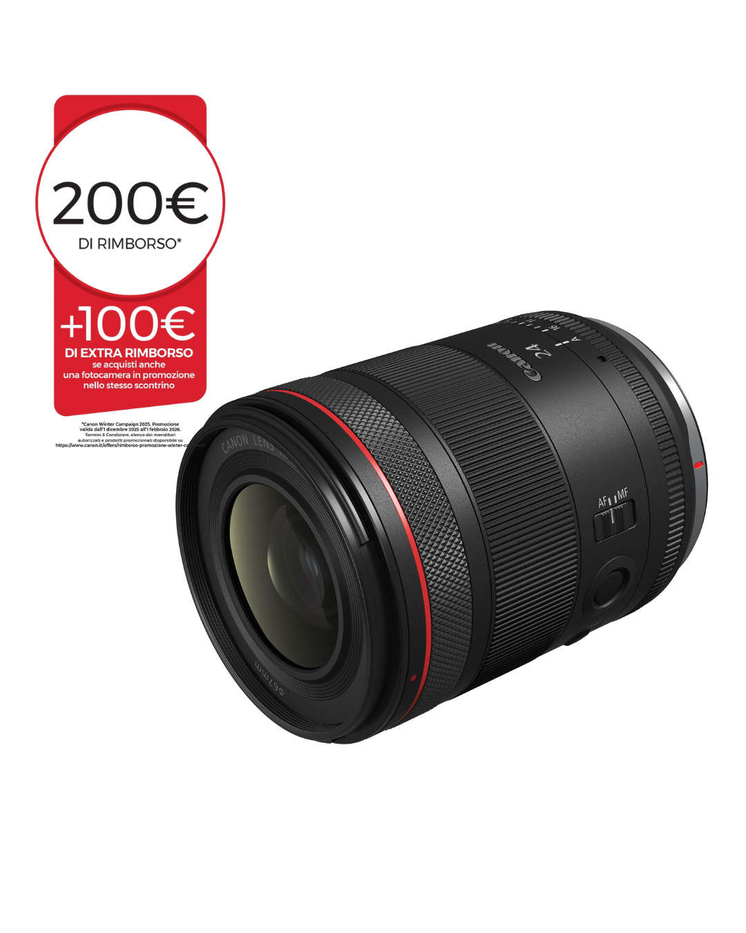 Canon RF 24mm f/1.4 L VCM - Garanzia ufficiale Canon