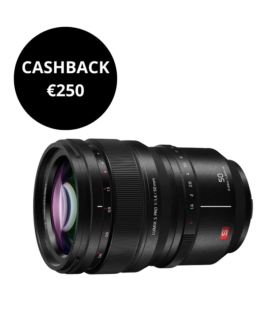 Panasonic Lumix S Pro 50mm F1.4 - Garanzia ufficiale 4 anni