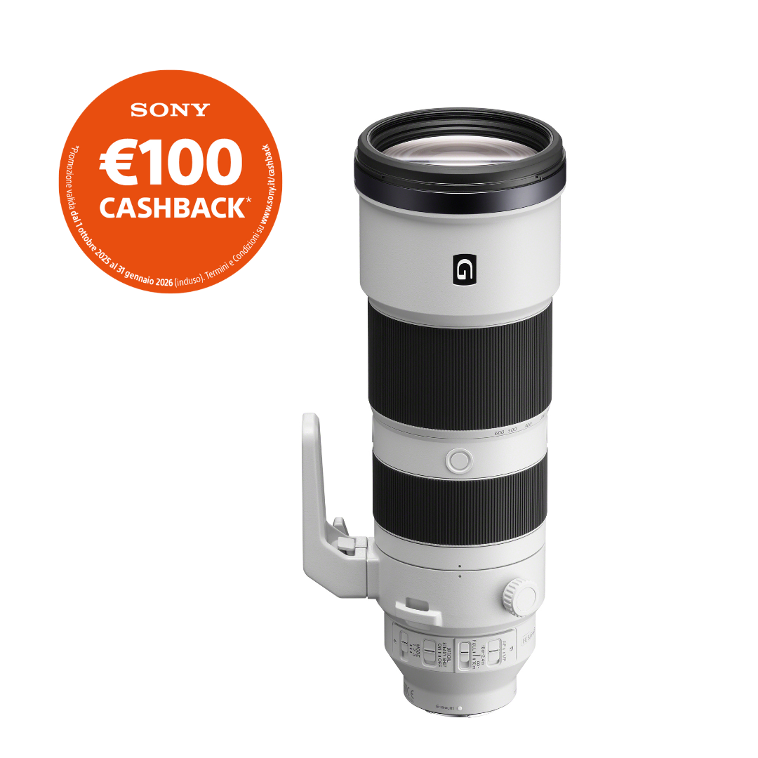 Sony FE 200-600mm f/5.6-6.3 G OSS - Garanzia Sony Italia