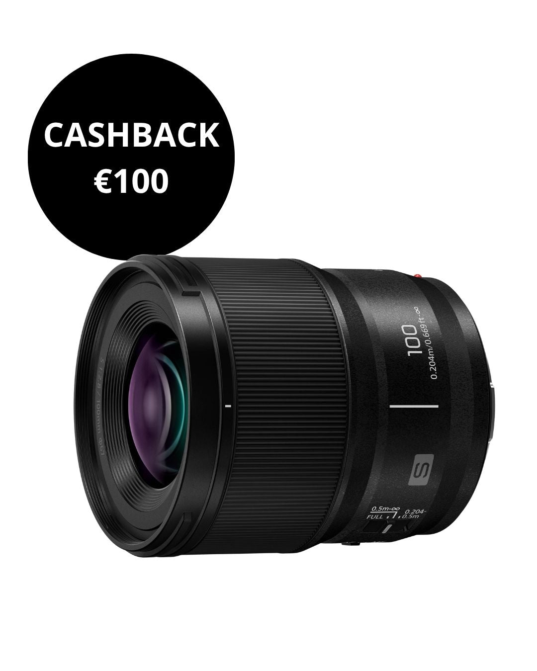 Panasonic Lumix S 100mm F 2.8 Macro - Garanzia ufficiale 4 anni