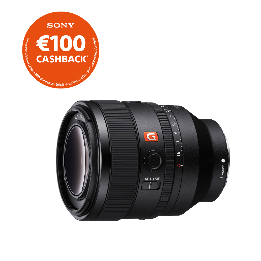Sony FE 50mm f/1.2 G Master - Garanzia Sony Italia
