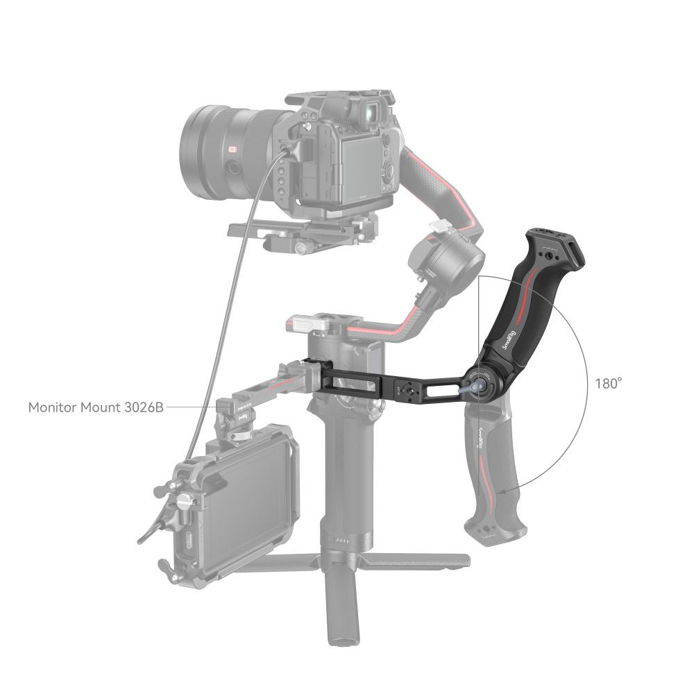 SmallRig maniglia per tracolla per DJI RS 2 / RSC 2 / RS 3 / RS 3 Pro / RS 3 Mini / RS 4 / RS 4 Pro / RS 4 Mini 3028C