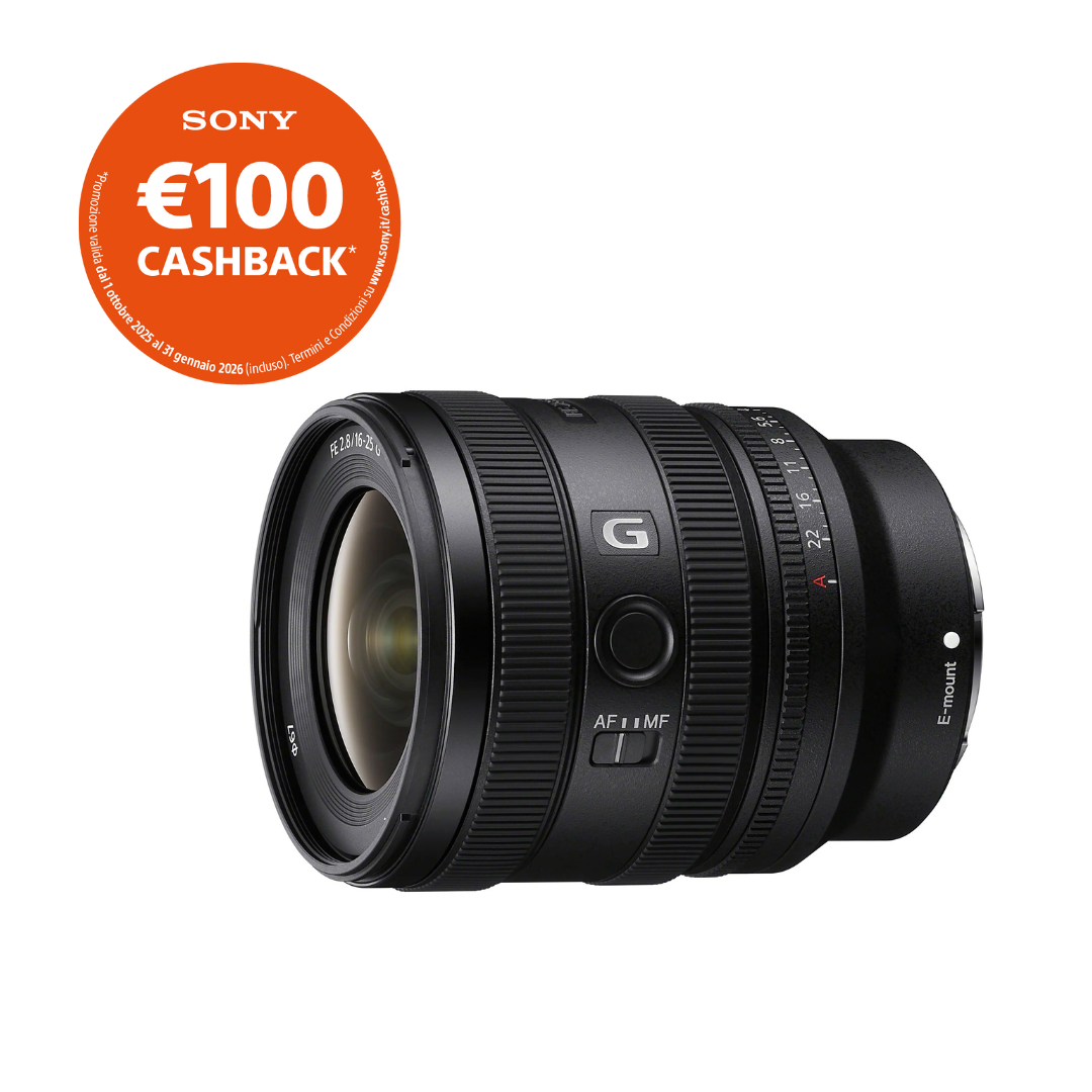 Sony FE 16-25MM F2.8G - Garanzia Sony Italia