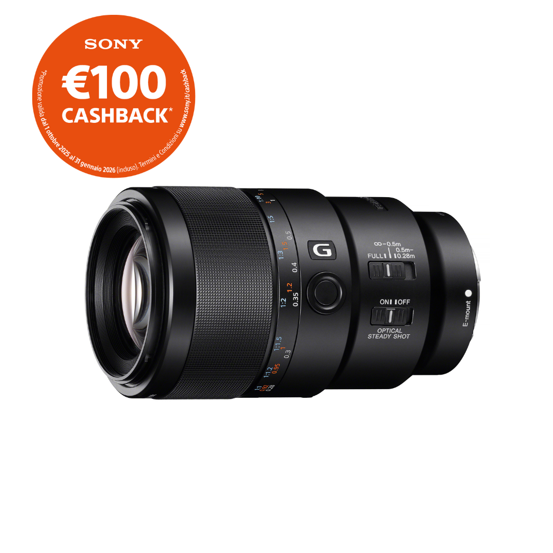 Sony FE 90mm F2.8 Macro G OSS (SEL90M28) - Garanzia Sony Italia
