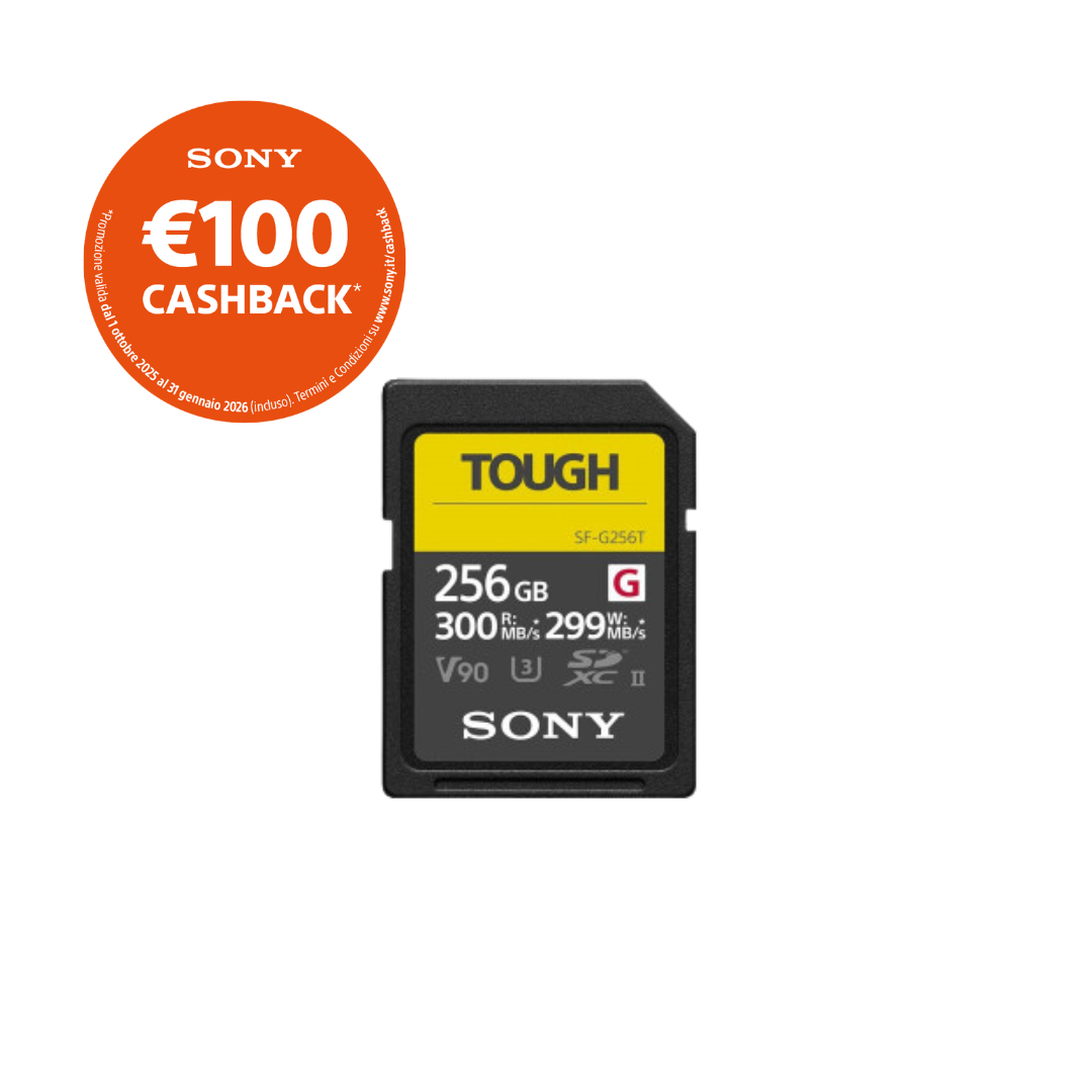 Sony SD SF-G Tough UHS-II 256GB (SF-G256T) - Garanzia Sony Italia