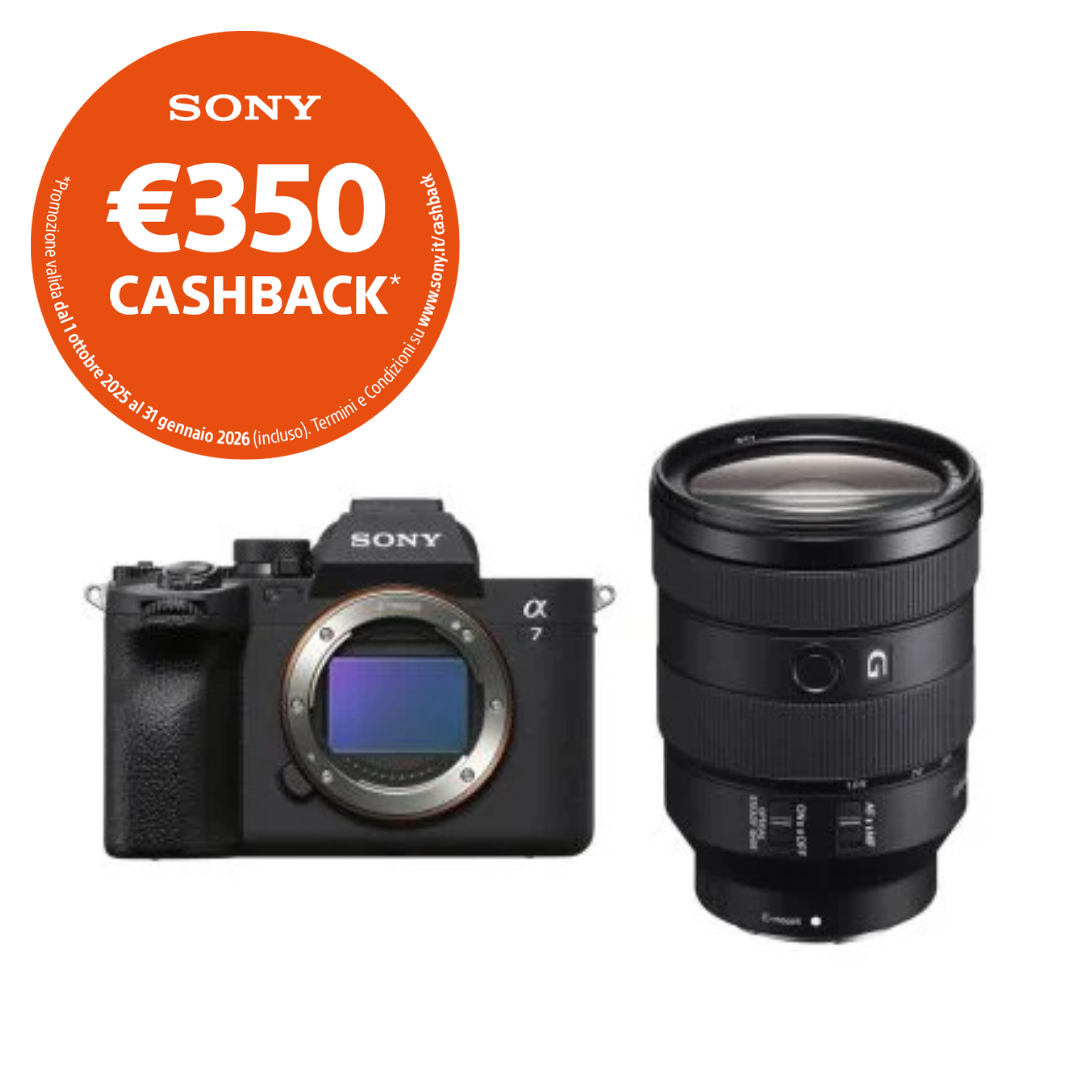Sony A7IV + FE 24-105mm f/4 G OSS - Garanzia Sony Italia