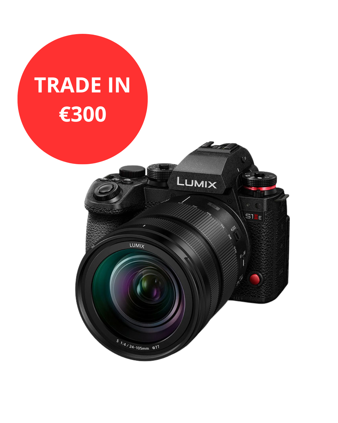 Panasonic Lumix S1IIE+ Lumix 24-105mm f/4 Macro O.I.S. - Garanzia ufficiale 4 anni