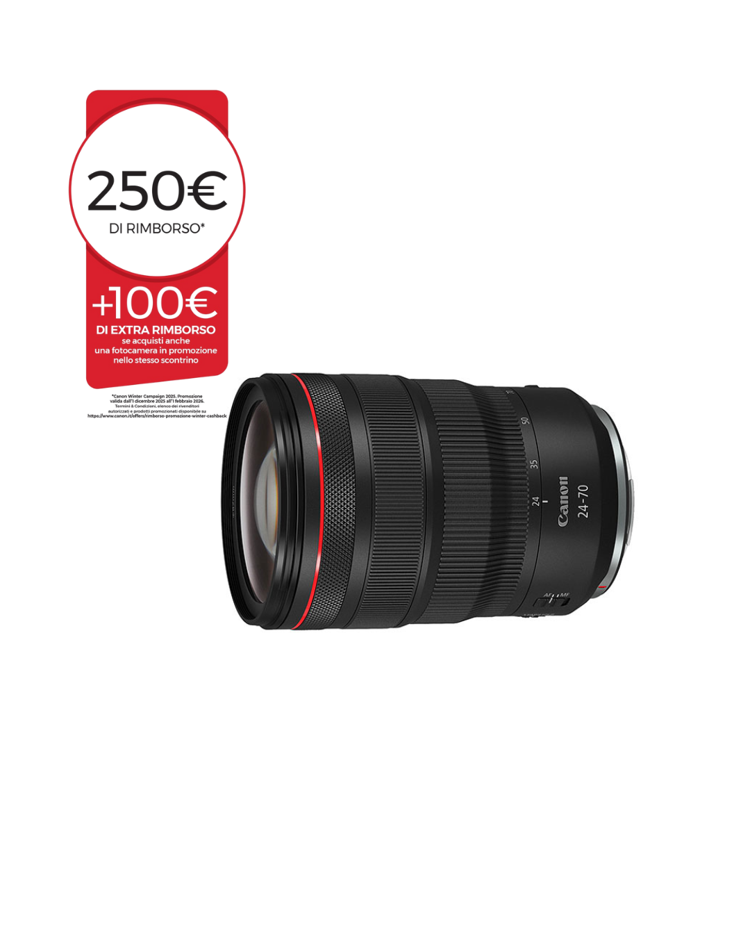Canon RF 24-70mm f/2.8 L IS USM - Garanzia Ufficiale Canon