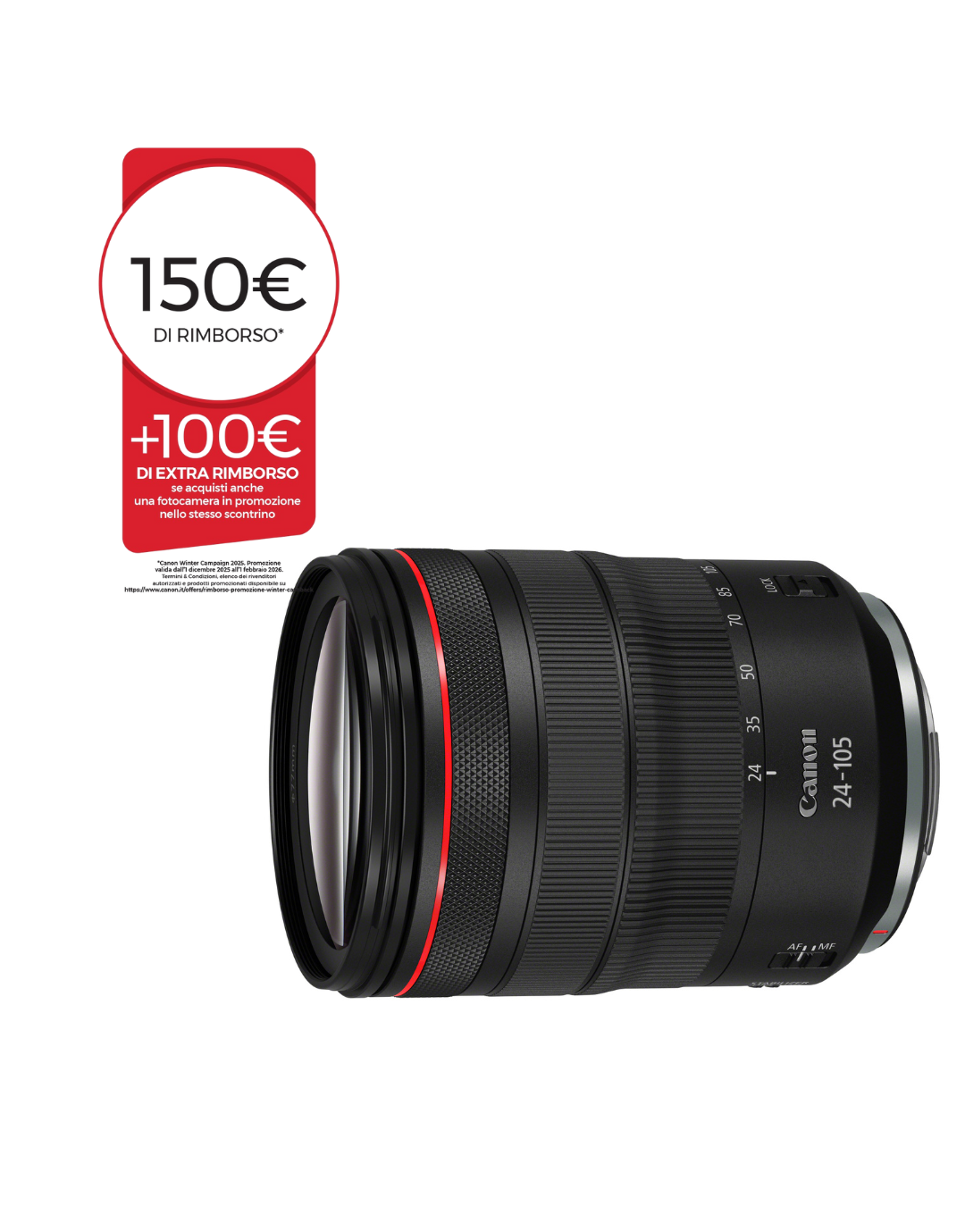 Canon RF 24-105MM F4 L IS USM - Garanzia Ufficiale Canon