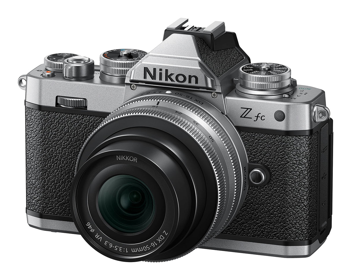 Nikon Z fc SL + Z DX 16-50 VR Silver + SD 64GB - Garanzia Nital Italia - Cavone Lux Pro