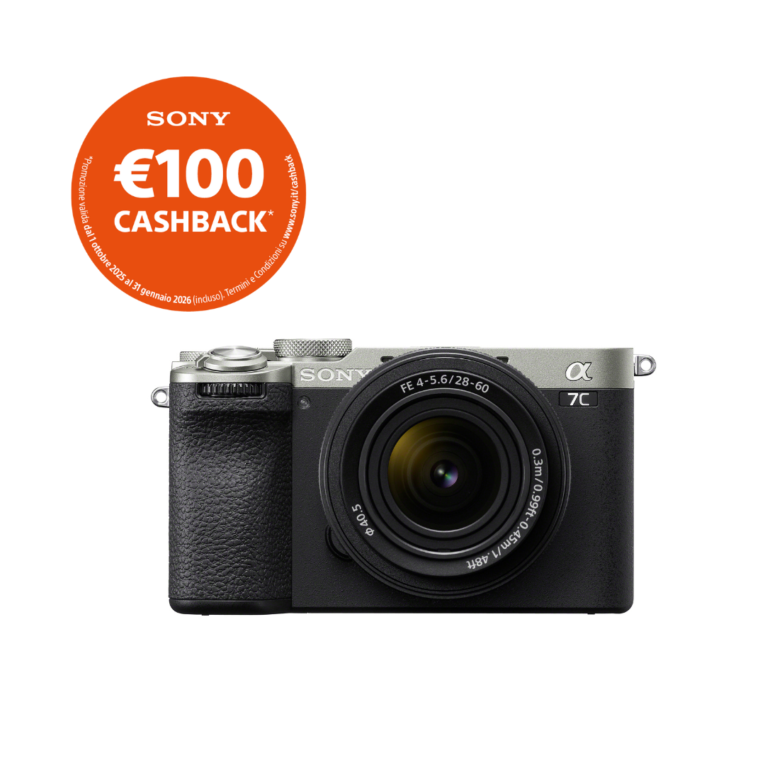 Sony A7CII + 28 - 60mm FE 4-5.6 (Silver) - Garanzia Sony Italia