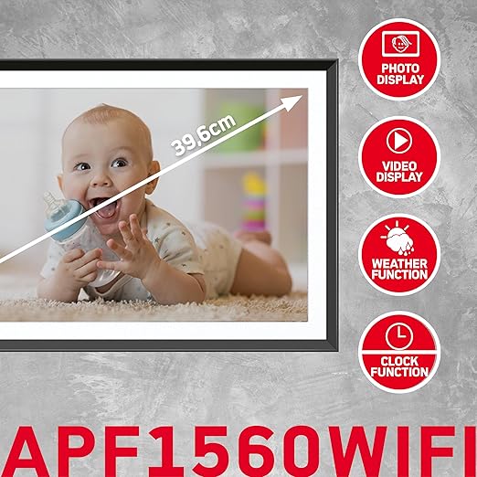AgfaPhoto Realiview APF1560WIFI - 15,6 pollici - Cavone Lux Pro