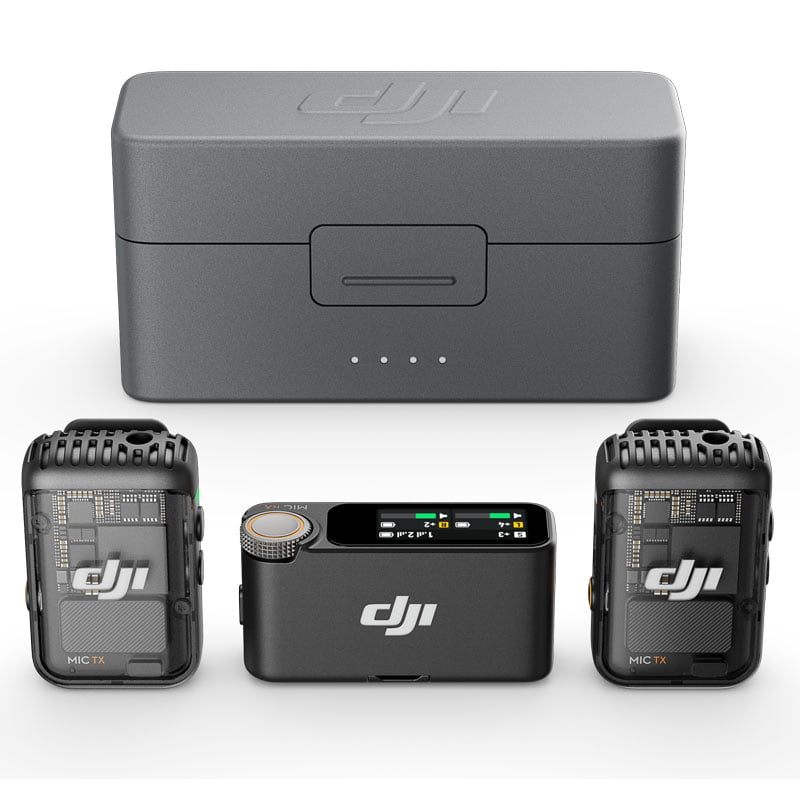 DJI MIC 2 (2 TX + 1 RX + Charging Case) - Cavone Lux Pro
