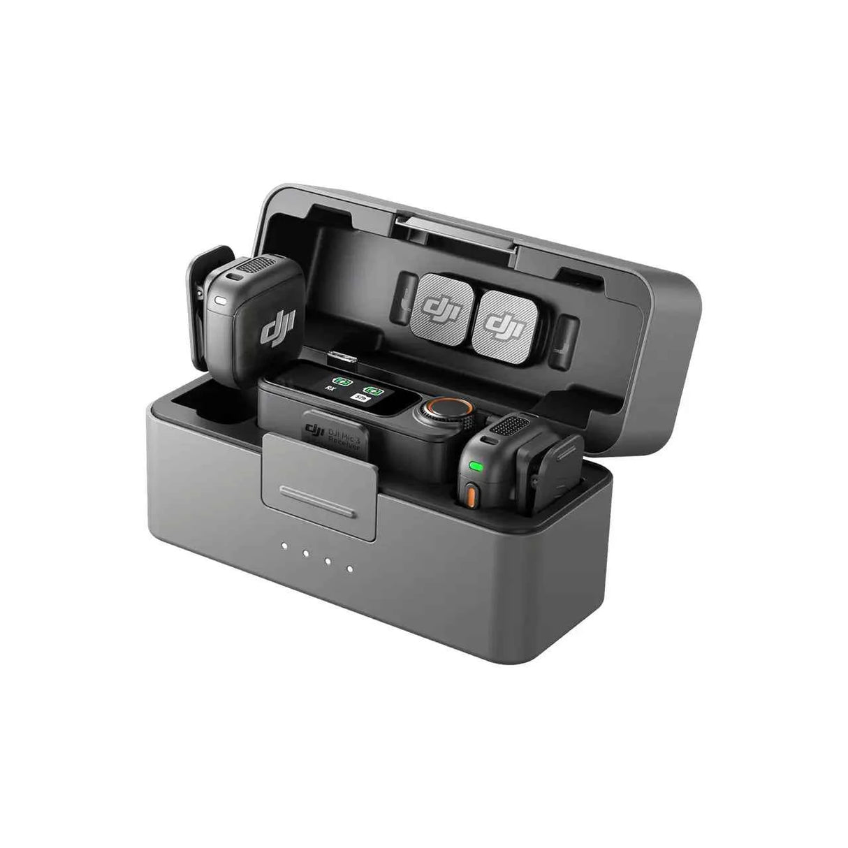 DJI Mic 3 (2 TX + 1 RX + Custodia di ricarica)