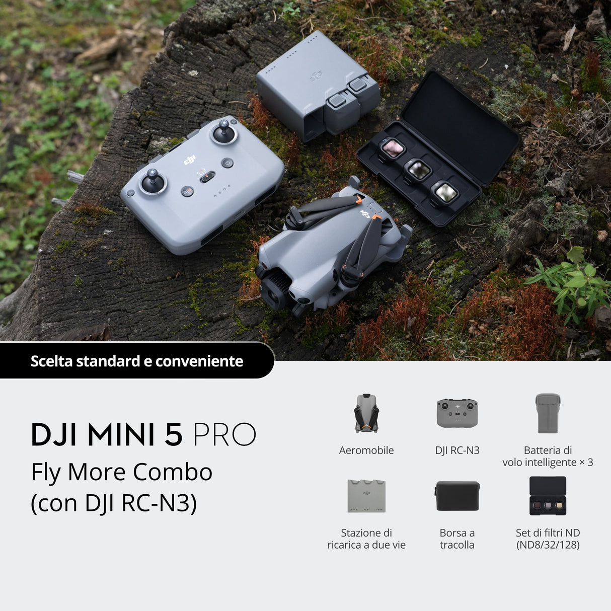 DJI MINI 5 PRO FLY MORE COMBO (DJI RC-N3)