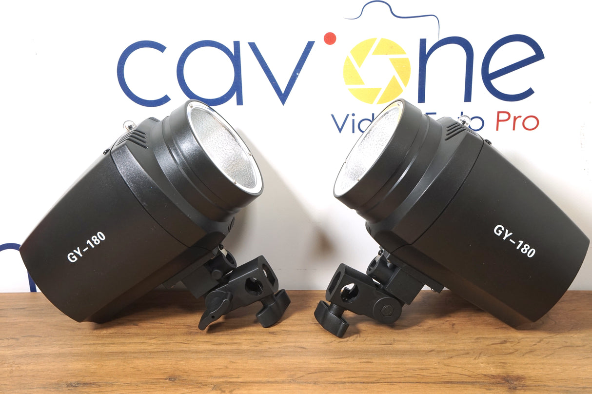 NiceFoto GY-180 Mini Studio Flash 2-Kit - Cavone Lux Pro