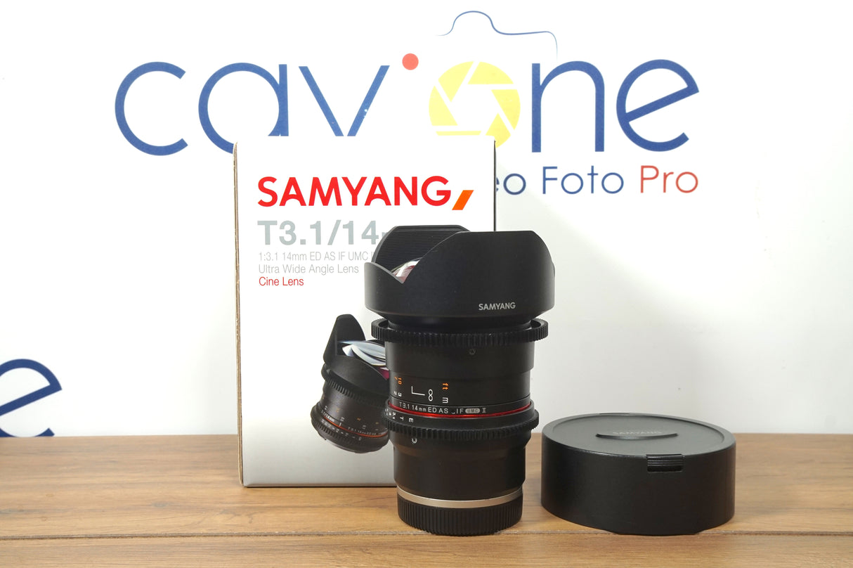 SAMYANG 14mm T3.1 ED AS IF UCM II (usato) (sony e) - Cavone Lux Pro