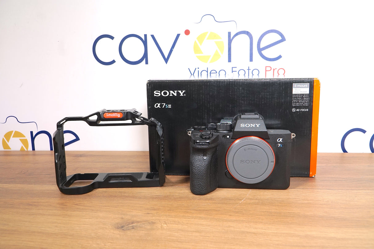 SONY A7S III (DEMO)+ Cage Smallrig (a tasso 0 sony )