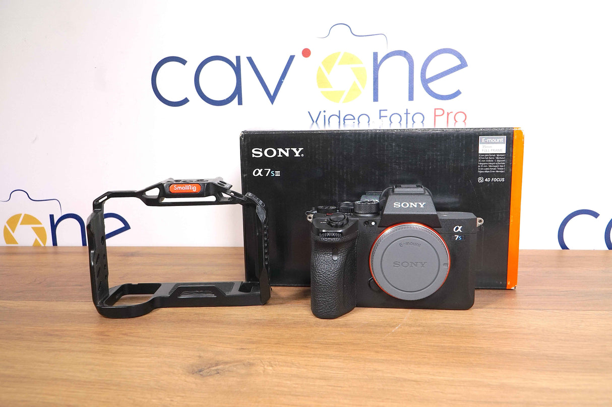 SONY A7S III (DEMO)+ Cage Smallrig (a tasso 0 sony )
