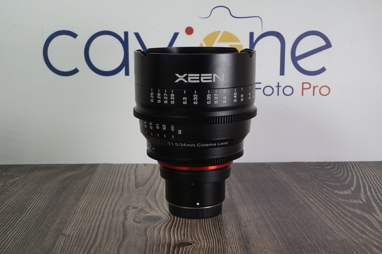 Samyang Xeen 24mm t 1.5 (Micro 4/3) demo - Cavone Lux Pro