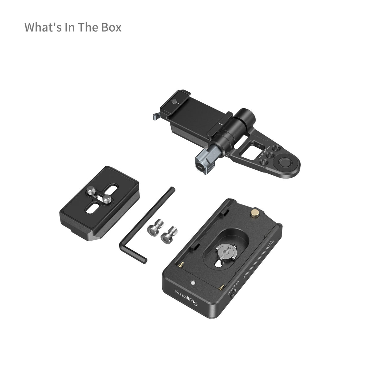 SmallRig kit piastra di montaggio adattatore batteria NP-F per fotocamere mirrorless 4696 - Cavone Lux Pro