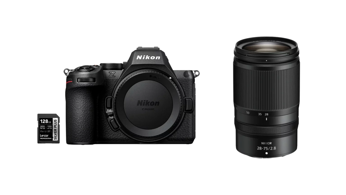 Nikon Z5II + Z 28-75mm f/2.8 + SDXC 128GB