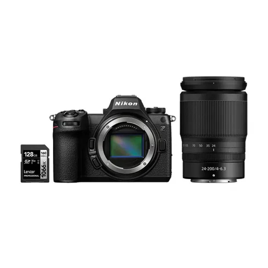 Nikon Z6III + Z 24-200 f/4-6.3 + SDXC 128GB - Garanzia Nital Italia