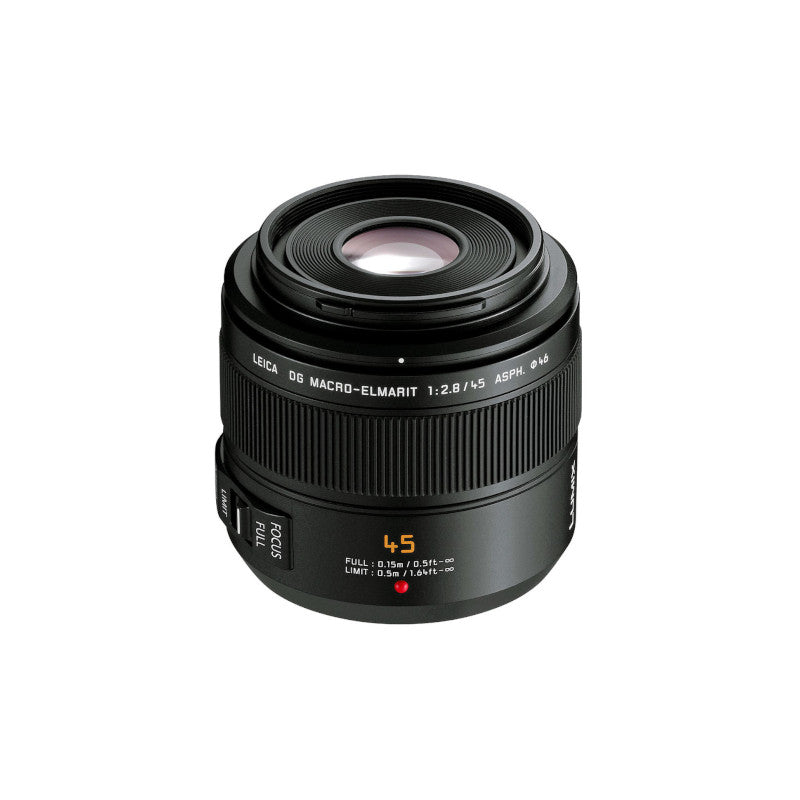 Panasonic 45mm f/2.8 Asph Leica DG Macro-Elmarit - Garanzia ufficiale 4 anni