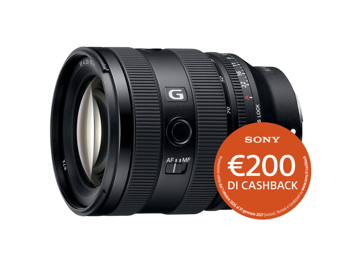 Sony FE 20-70mm F4 G - Garanzia Sony Italia
