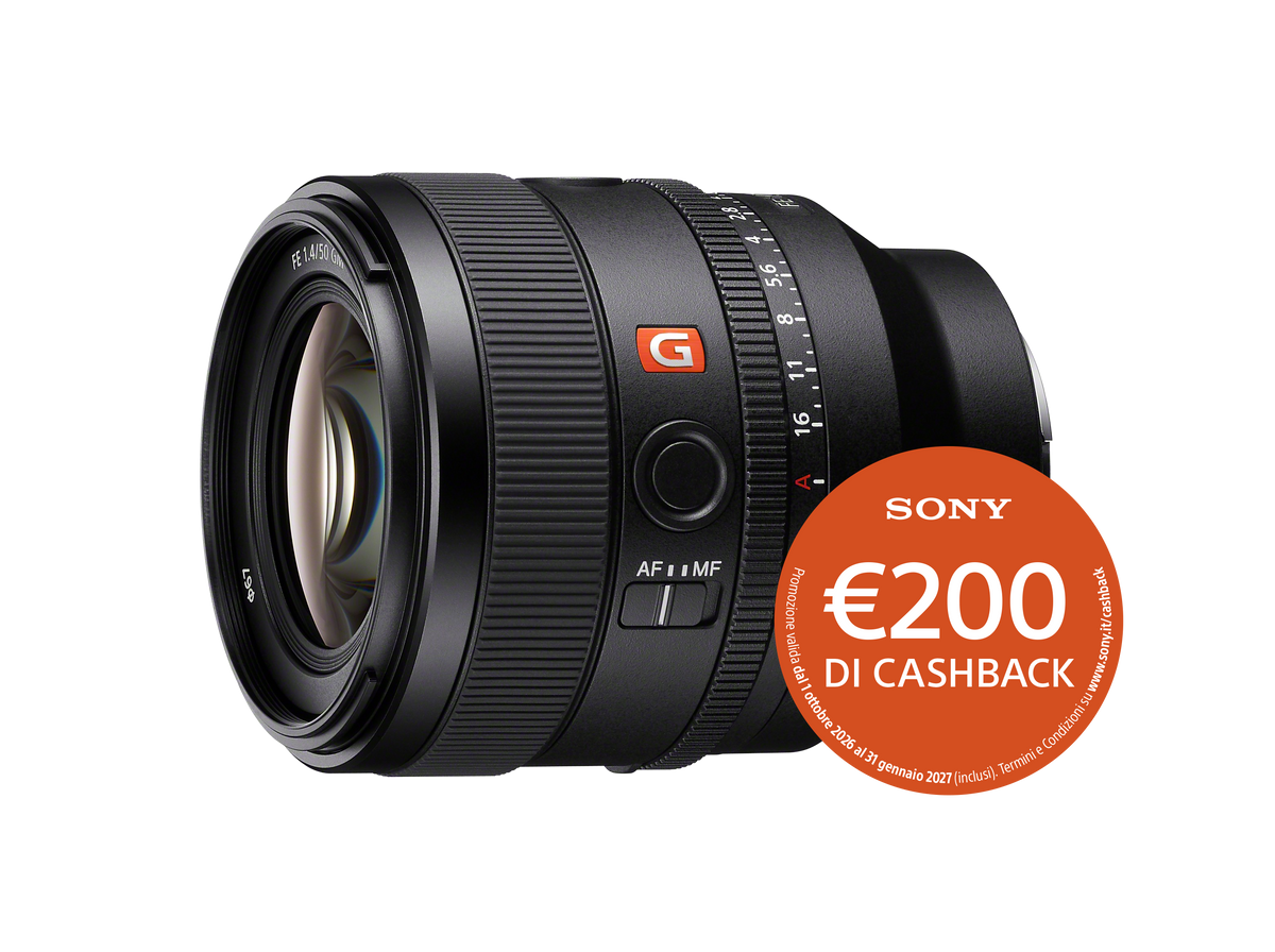Sony FE 50mm f/1.4 G Master - Garanzia Sony Italia