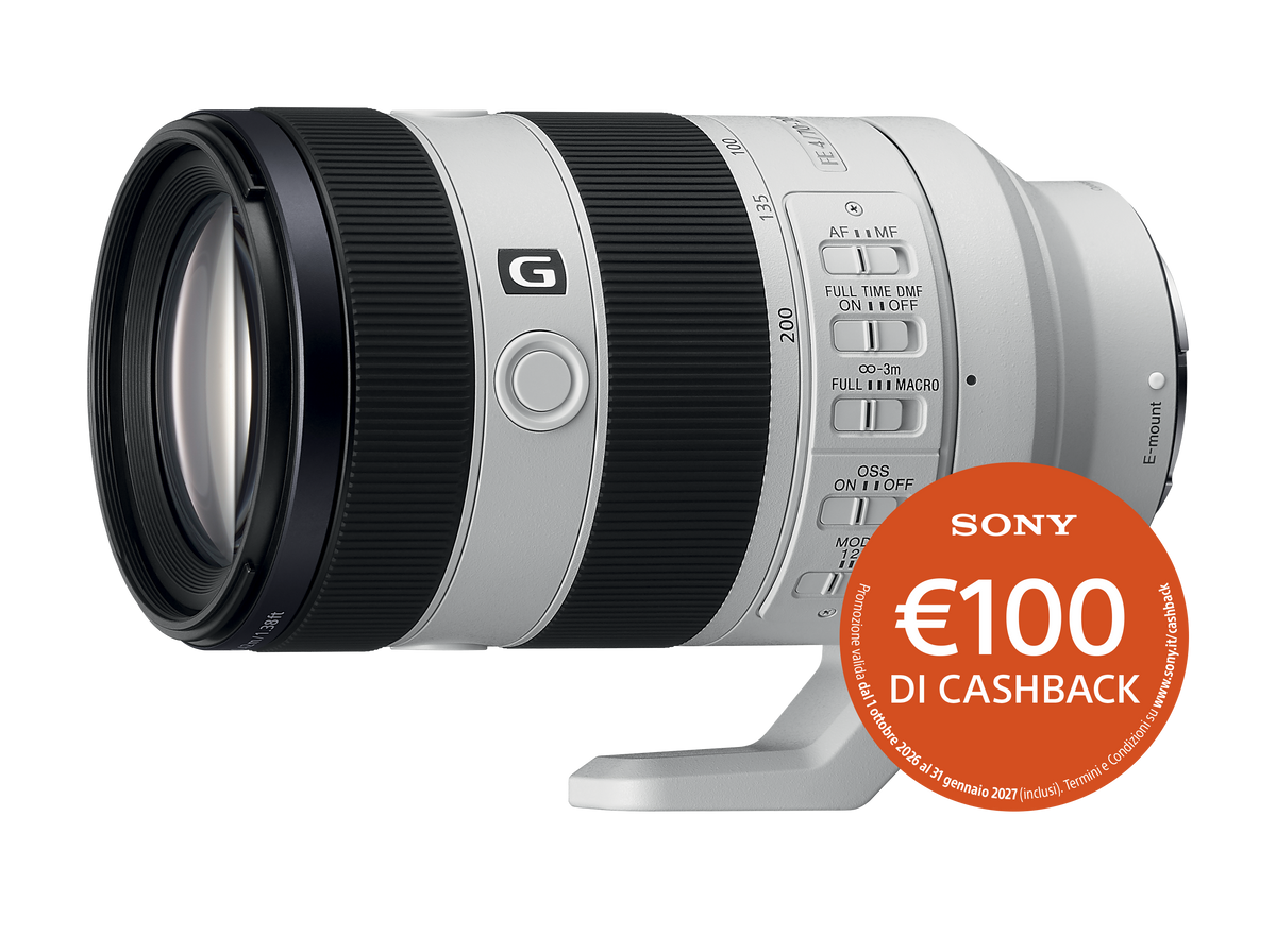 SONY FE 70-200MM F4 MACRO G OSS II - Garanzia Sony Italia