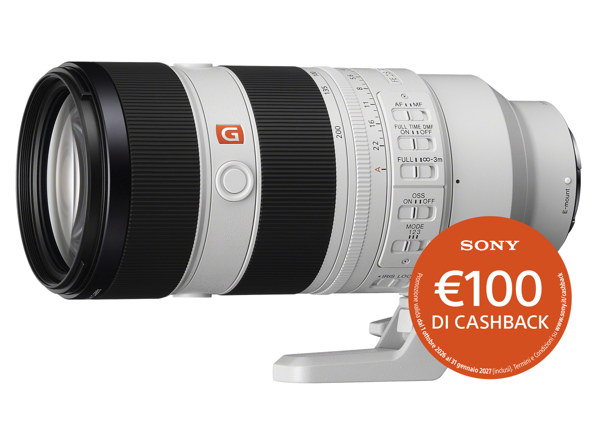 Sony FE 70-200mm f/2.8 GM OSS II - Garanzia Sony Italia