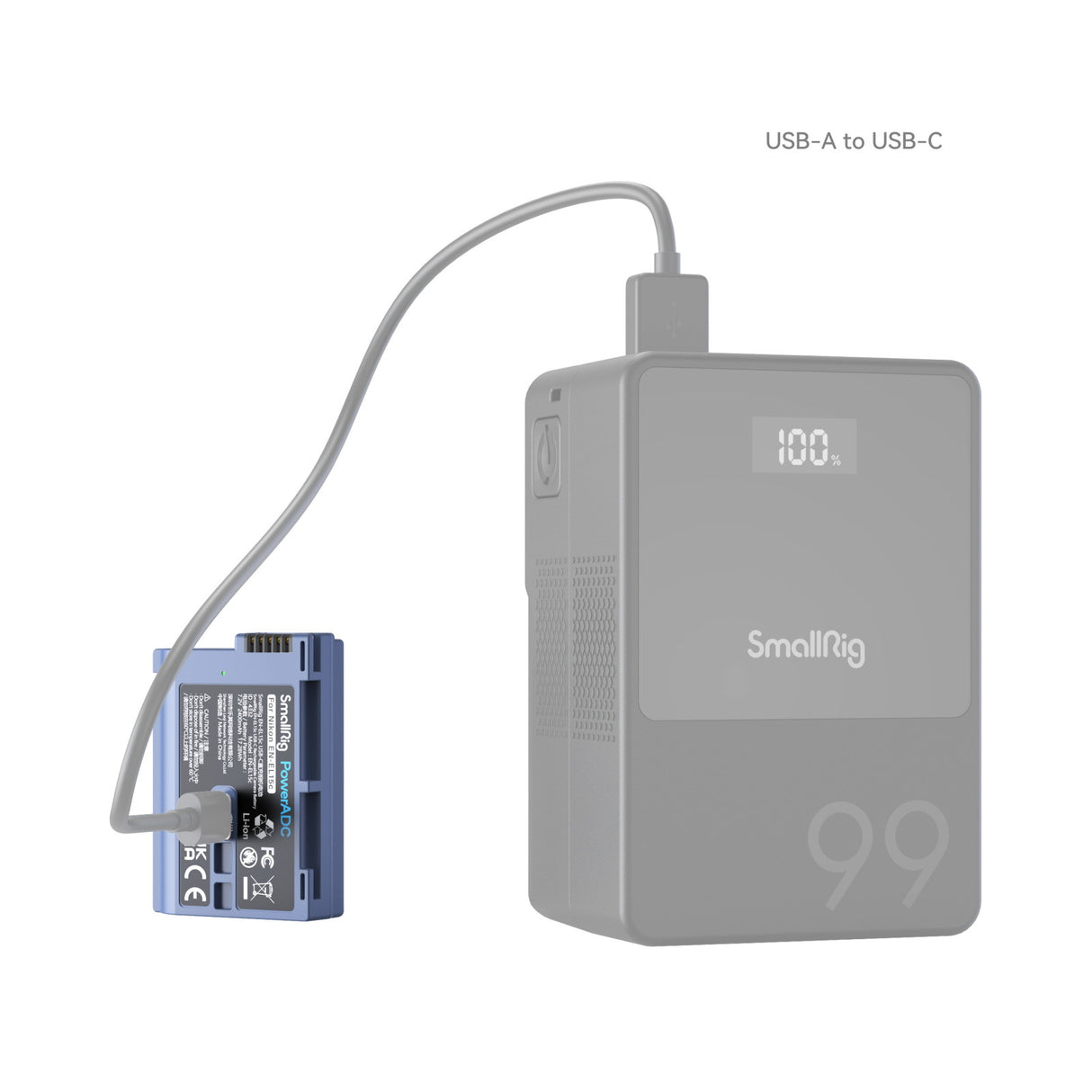 SmallRig EN-EL15c USB-C Rechargeable Camera Battery 4332B - Cavone Lux Pro