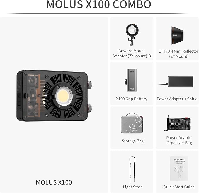 Zhiyun Molus X100 Combo 100W - Cavone Lux Pro