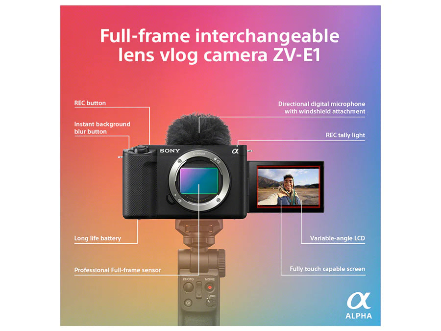 SONY ZV-E1 - Garanzia Sony Italia - Cavone Lux Pro