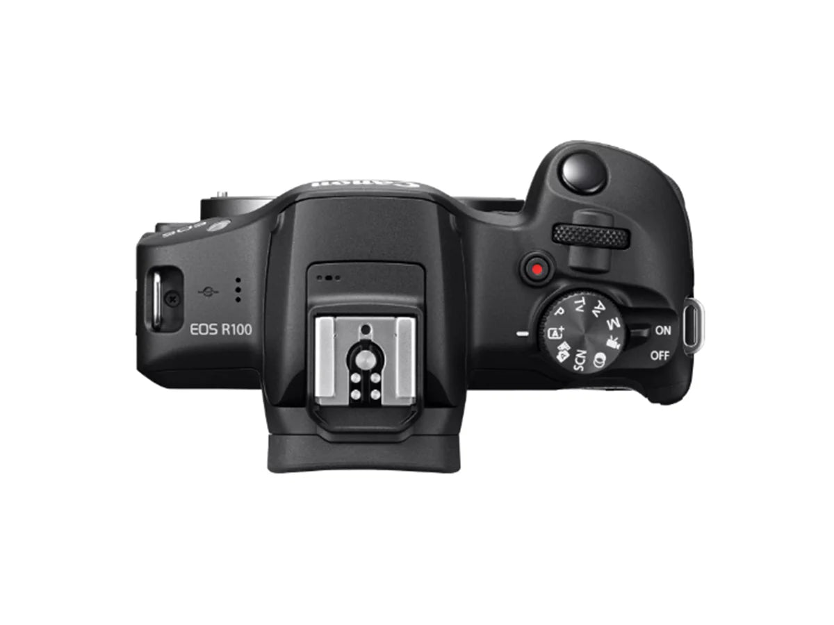 Canon EOS R100+RF-S 18-45mm IS STM - Garanzia Canon Italia - Cavone Lux Pro