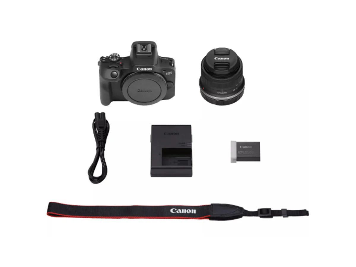 Canon EOS R100+RF-S 18-45mm IS STM - Garanzia Canon Italia - Cavone Lux Pro