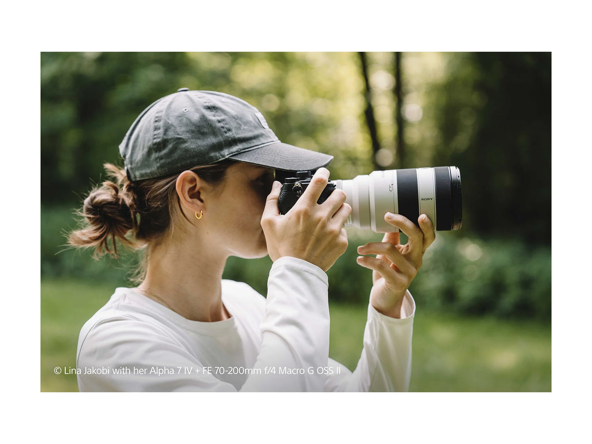 SONY FE 70-200MM F4 MACRO G OSS II - Garanzia Sony Italia - Cavone Lux Pro