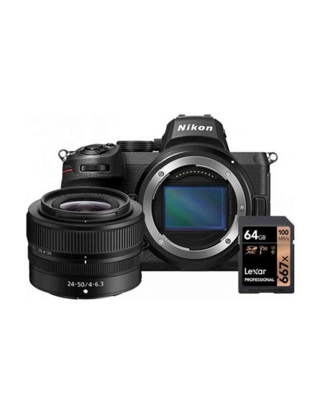 Nikon Z5 + Z 24-50mm + SD 64GB Lexar 800x Pro - Garanzia Nital Italia - Cavone Lux Pro