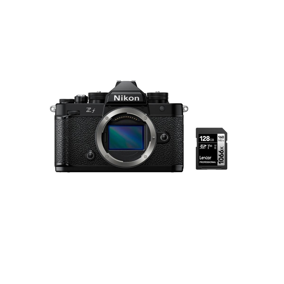 Nikon Z f Body + SDXC 128GB - Garanzia Nital Italia - Cavone Lux Pro