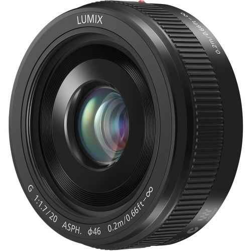 Panasonic 20mm f/1.7 Asph II Lumix G Pancake Nero