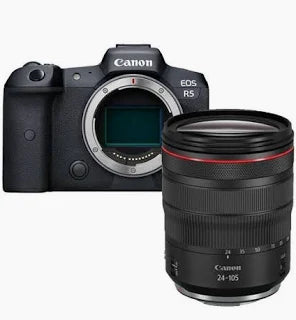 Canon EOS R5 + obiettivo RF 24-105mm F4 L IS USM - Garanzia Canon Italia - Cavone Lux Pro