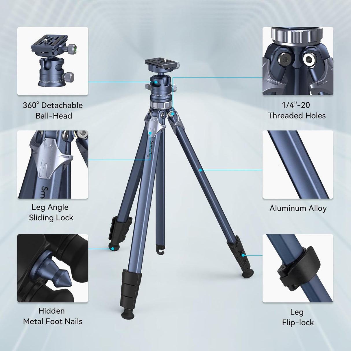 SmallRig Travel Tripod AP-02 Travel (4222) - Cavone Lux Pro