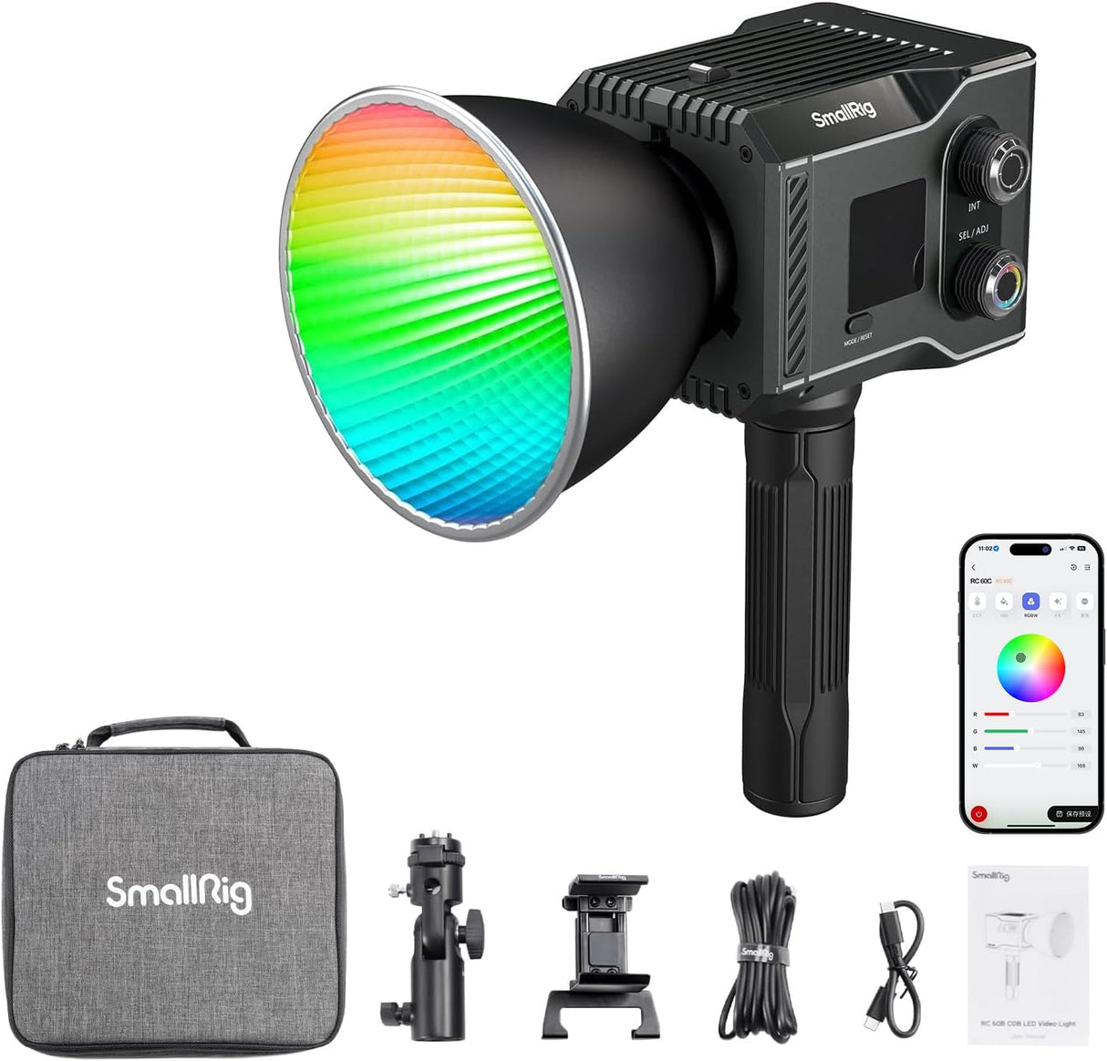 SmallRig RC 60C RGB (con Powerbank Clamp Edition) 4810 - Cavone Lux Pro