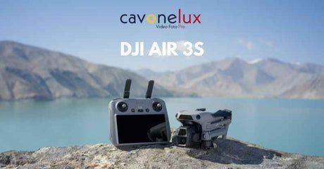 Drone con doppia fotocamera per fotografia di viaggio DJI Air 3S Scopri nuovi orizzonti - Cavone Lux Pro