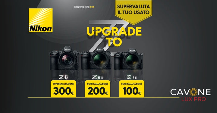 NIKON PROMO TRADE IN Z5II - Z6III - Z8 FINO AL 29 OTTOBRE 2025