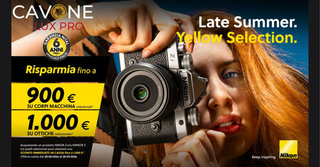 NIKON PROMO SCONTO CASSA FINO A 1000€ FINO AL 28 SETTEMBRE 2026