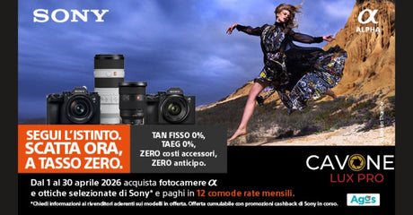 SONY TASSO ZERO FINO AL 31 MAGGIO 2026