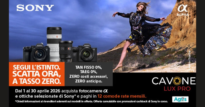 SONY TASSO ZERO FINO AL 31 MAGGIO 2026